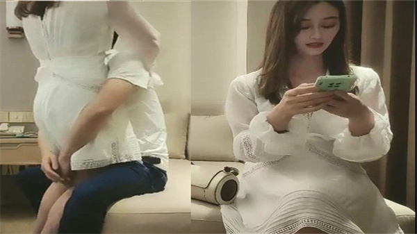 网约极品白裙学生妹，清纯外围女被干到淫水狂喷高潮连连