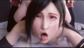 蒂法巨乳Cosplay，最终幻想骚穴被爆操内射